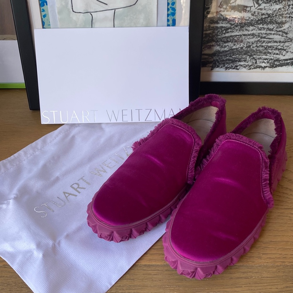 Stuart Weitzman Fringiebell Sneakers